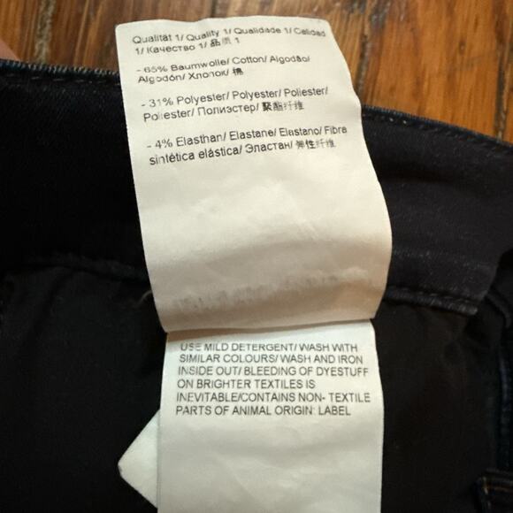 Escada Women's Jeans Dark Blue Wash Slim Skinny Mid Rise Size 8 30x32 Super Soft - Picture 9 of 14